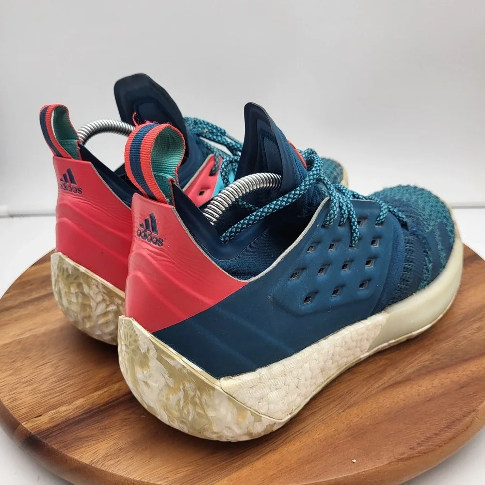 Adidas Harden Vol 2 Sneakers Mens Size 8.5 James Boost‎ Blue Shoes AH2216